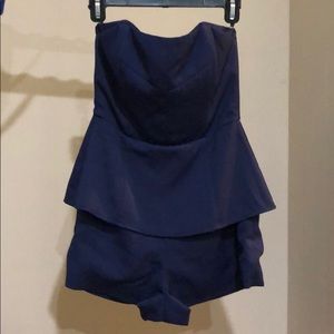 Navy Romper